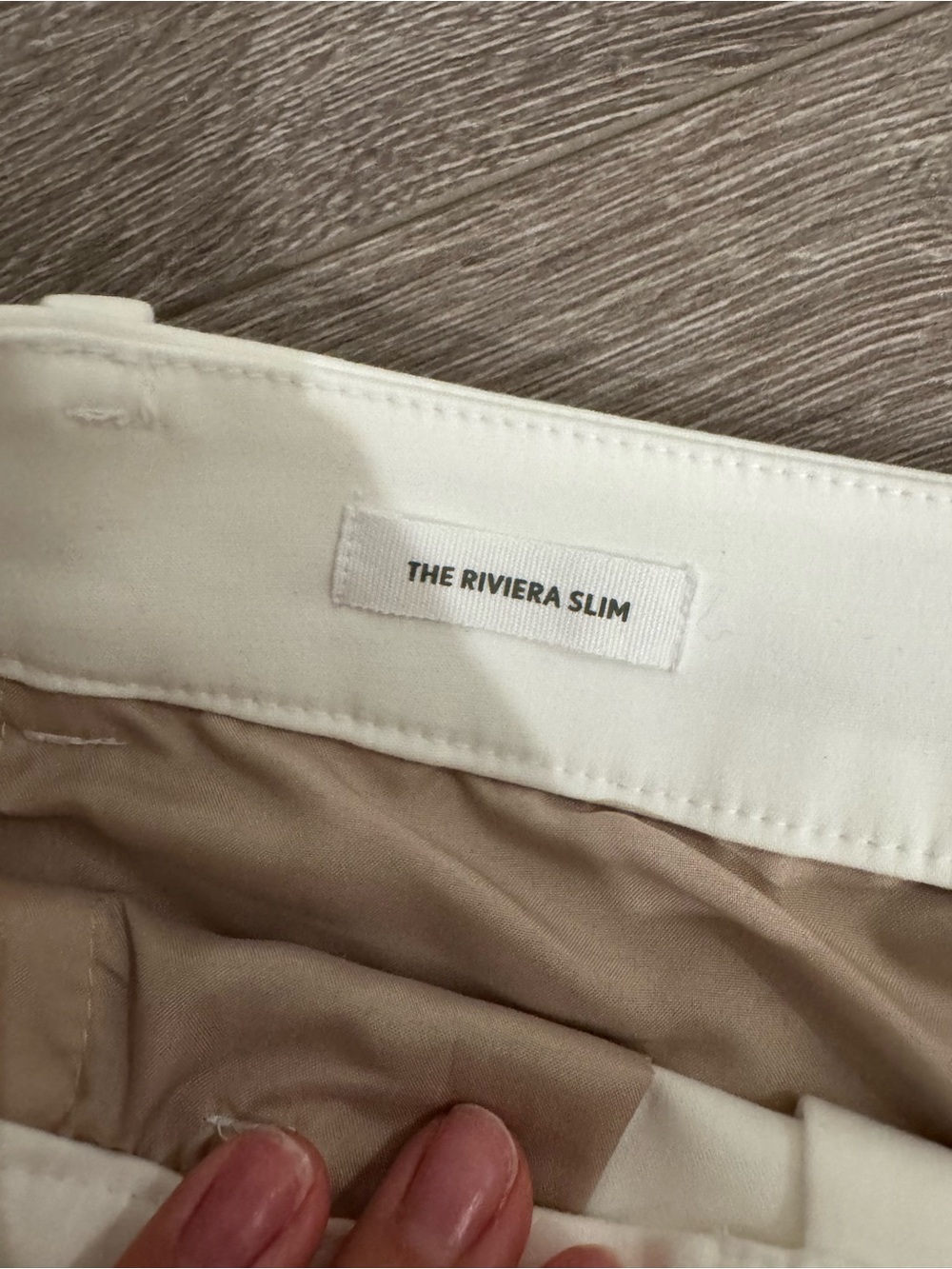 LOFT White Cropped Ankle Pants - Slim Pull-On Trousers - Picture 4 of 5